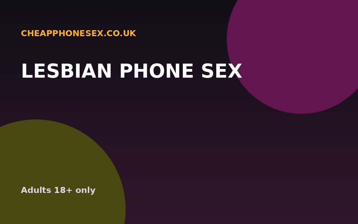Lesbian Phone Sex UK