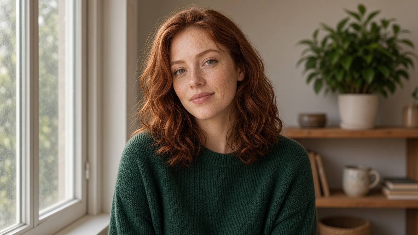Redhead woman for UK phone sex